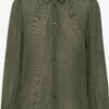Kaffe Overhemden Blouse Polly Dames Donkergroen