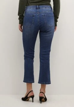 Kaffe Karla Sinem Cropped - Straight Leg Jeans - Medium Blue Washed Denim -Kaffe Verkoopwinkel a58cb47e7aff44acb02433c8c1f7d2b8