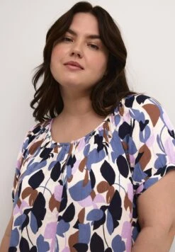 Kcmia- Tuniek - Sand Abstract Plant Print -Kaffe Verkoopwinkel a5ff0990b63448e2af93acbcf8118369