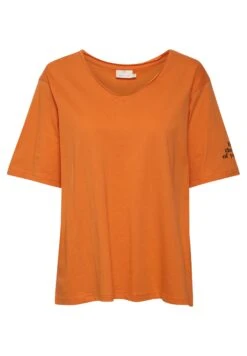Kaffe Kahava 1/2 Sleeve- T-Shirt Print - Vermillion Orange -Kaffe Verkoopwinkel a6713ae7639848468be85fb45032a009