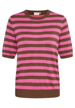 Kaffe Milo Short Sleeve- T-Shirt Print - Soft Silt Shoking Pink Stripe -Kaffe Verkoopwinkel a72c35e06e1c44c3a1adf6c798a5b363