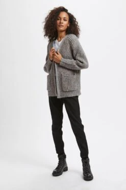 Kaffe Vesten Gebreid Vest Nanika Dames Taupe -Kaffe Verkoopwinkel a7b9ca657a6f88487cc4d8d9827d9193