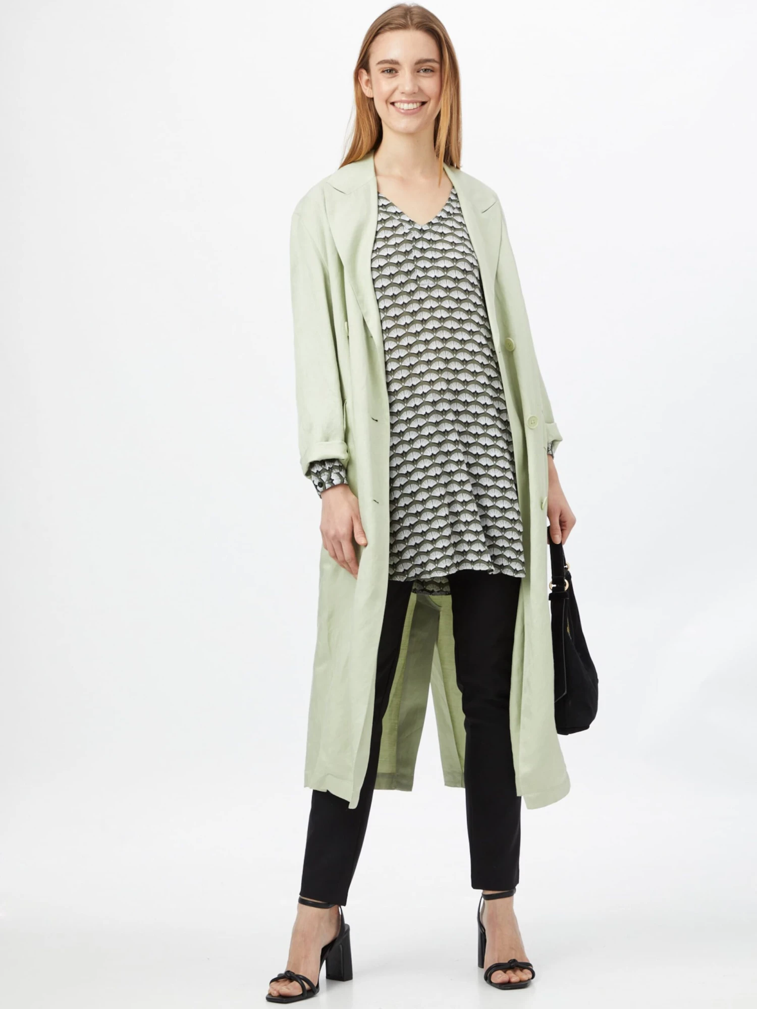 Kaffe Tunieken Tuniek Amber Dames Donkergroen 5 Kaffe Tunieken Tuniek Amber Dames Donkergroen - Afbeelding 5