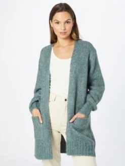 Kaffe Vesten Gebreid Vest Alioma Dames Jade Groen -Kaffe Verkoopwinkel a82fb29079c179e341f0ddd74aae571b