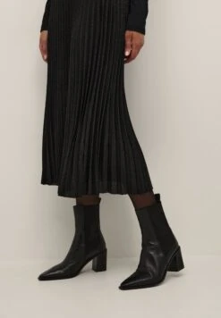 Kaffe Kalinda- A-Lijn Rok - Black WBlack Lurex