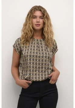 Kaffe Kaann- Blouse - Black/Ermine Scale