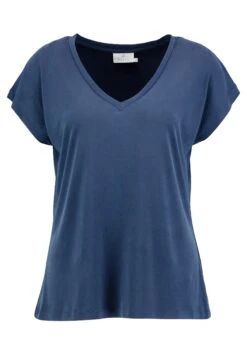 Kaffe Kalise Ss - T-Shirt Basic - Midnight Marine -Kaffe Verkoopwinkel aa59bae0e0b945a2a44e3bbe5eb256e0