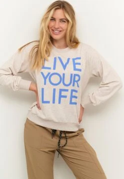 Kaffe Kailla - Sweater - Classic Sand Melange