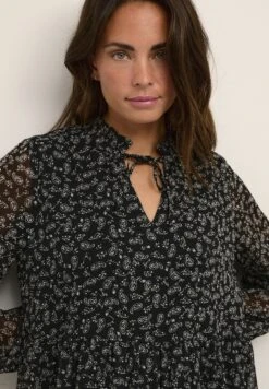 Kaffe Bperika- Jurk - Black White Petit Paisley -Kaffe Verkoopwinkel aa7e5c4c5efb4d449d95b4ecacf0f84c