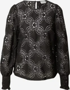 Kaffe Kanten Blouses Blouse Araula Dames Zwart