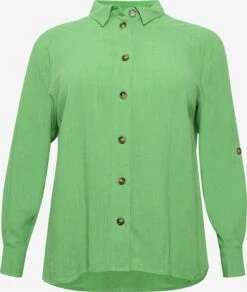 Overhemden Blouse Dames Grasgroen
