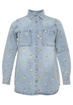 Halflange Jas - Light Blue Washed Denim -Kaffe Verkoopwinkel ae52fda329bf42a2a5a8ec13abdade70