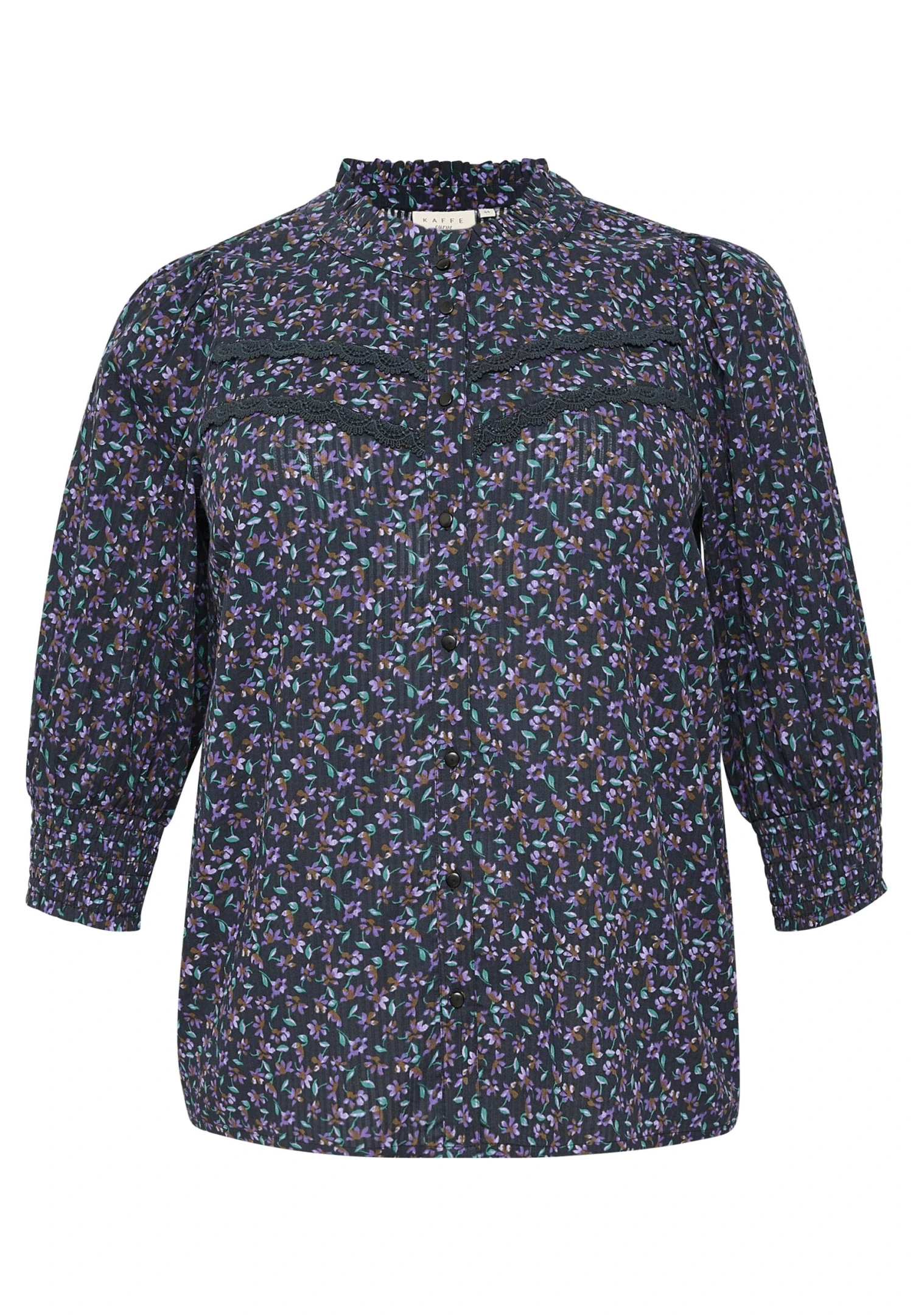 Nomi - Blouse - Heliotrope Flower Print 5 Nomi - Blouse - Heliotrope Flower Print - Afbeelding 5