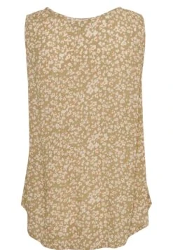 Kaffe Kavivian- Blouse - Sand Orange Green Petit Fleur -Kaffe Verkoopwinkel b398f36276ca431d894f76f9655045f6