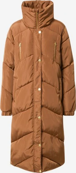 Kaffe Wintermantels Wintermantel Lindsay Dames Cognac