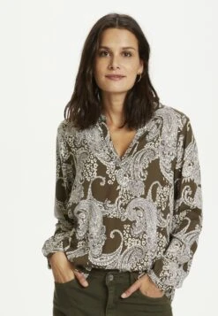 Kaffe Blouse - Grape Leaf Paisley Print