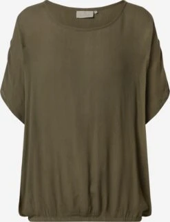 Kaffe Blouses Met Korte Mouw Blouse Amber Stanley Dames Kaki