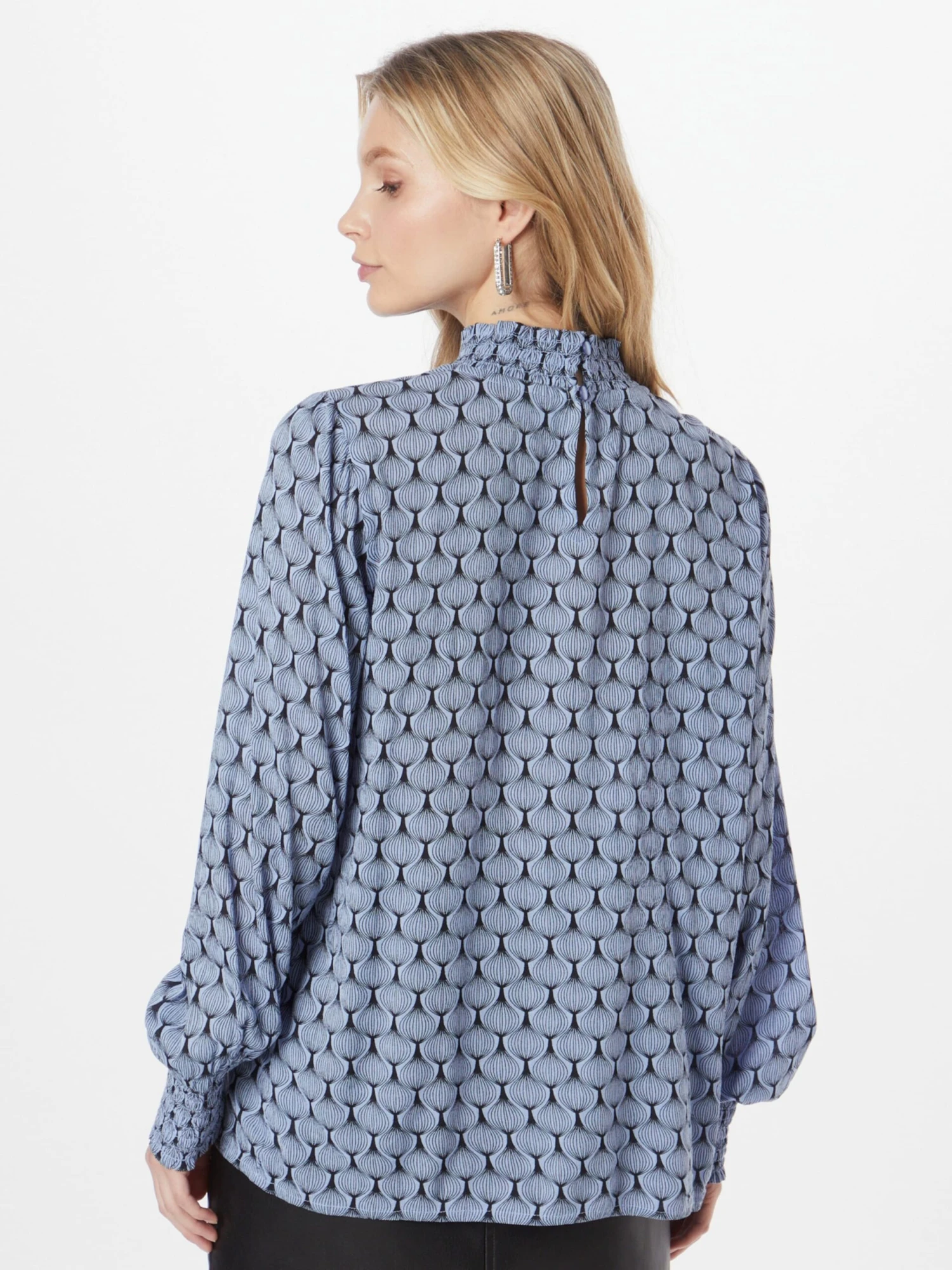 Kaffe Blouseshirts Blouse Dames Lichtblauw 4 Kaffe Blouseshirts Blouse Dames Lichtblauw - Afbeelding 4