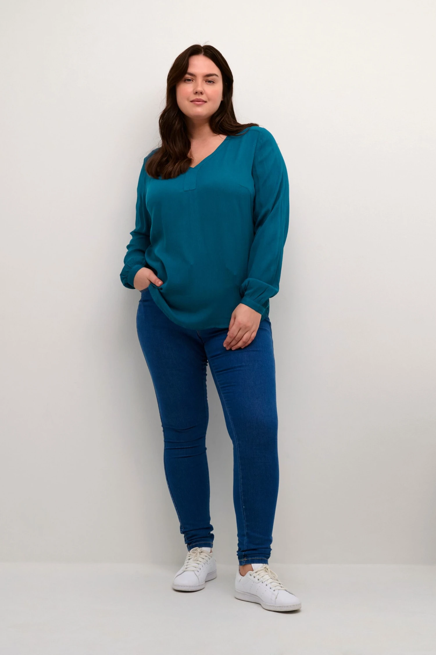 Blouseshirts Blouse Ami Dames Blauw 3 Blouseshirts Blouse Ami Dames Blauw - Afbeelding 3