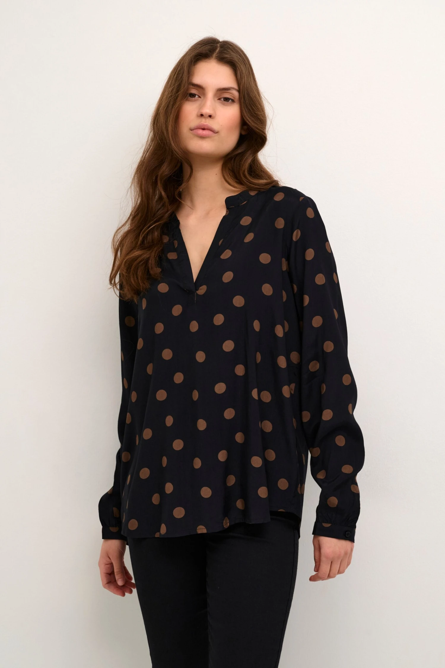 Kaffe Blouseshirts Blouse Lasia Dames Zwart 2 Kaffe Blouseshirts Blouse Lasia Dames Zwart - Afbeelding 2