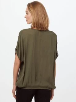 Kaffe Blouses Met Korte Mouw Blouse Amber Stanley Dames Kaki -Kaffe Verkoopwinkel bc65699237632baed4063ecdfc6e0b84