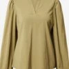Kaffe Blouseshirts Blouse Mattie Dames Olijfgroen