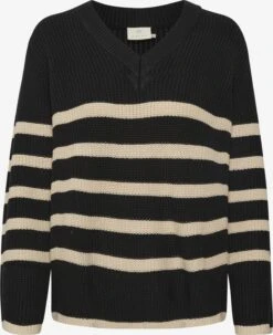 Kaffe Fijngebreide Truien Trui KAirina Dames Zwart