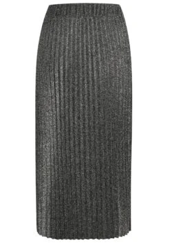 Kaffe Kalinda- A-Lijn Rok - Black W Silver Lurex -Kaffe Verkoopwinkel bea16aec055b48bfbe5a33fd66c456b0