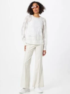 Kaffe Kanten Blouses Blouse Raula Dames Wit -Kaffe Verkoopwinkel bf9ede803a74aac3d3fc6e63063fcd35