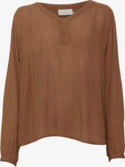 Kaffe Blouseshirts Blouse Amber Dames Bruin