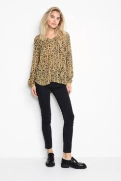 Kaffe Blouseshirts Blouse Fergie Dames Goudgeel -Kaffe Verkoopwinkel c1bc54d2a8237ea426a15d4b41446fa6