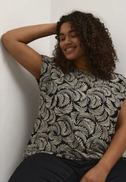 Kcmirta Stanley - T-Shirt Print - Black Deep Antique White Print -Kaffe Verkoopwinkel c2b1c9c4be784eb2b86b449c498d39bf