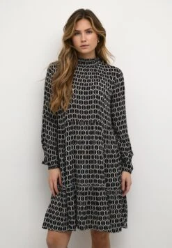 Kaffe Sally Amber - Jurk - Black Chalk Graphic Print