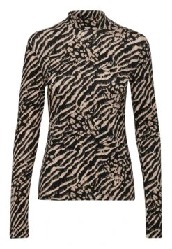 Kaffe Kaditte Ls- Trui - Black/Brown Animal Print -Kaffe Verkoopwinkel c48b0857dfc34f55a10104533b75e2fc