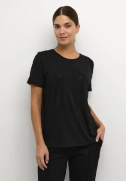 Kaffe Bprolina- T-Shirt Print - Black Deep