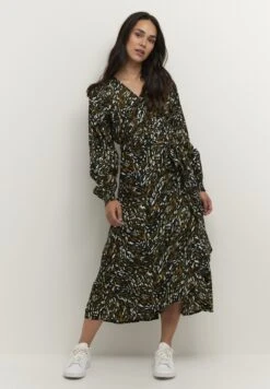 Kaffe Kaviola - Jurk - Black Brown Leo Print