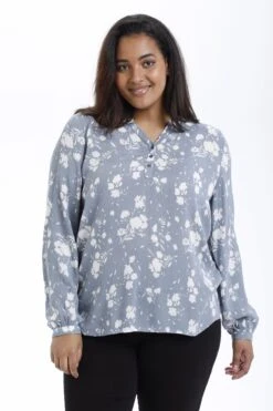 Mira Ami Blouse - Blouse - Blue/Chalk