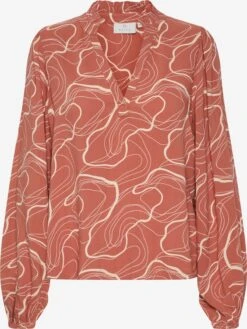 Kaffe Blouseshirts Blouse Cajsa Dames Rood