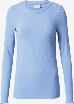 Kaffe Longsleeves Shirt Drew Dames Lichtblauw