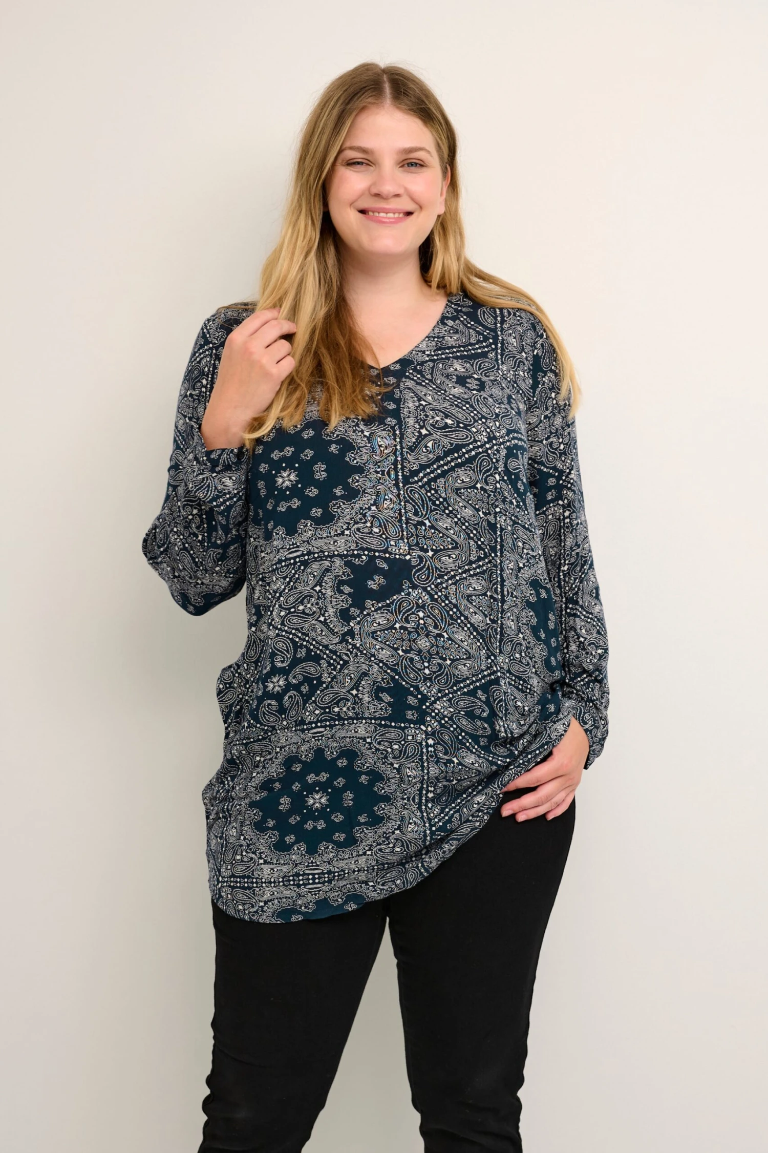 Tunieken Tuniek Clise Dames Marine 2 Tunieken Tuniek Clise Dames Marine - Afbeelding 2