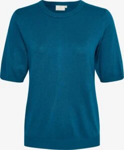Kaffe Fijngebreide Truien Trui Lizza Dames Blauw