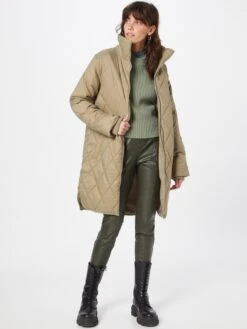 Kaffe Korte Mantels Tussenmantel Dames Groen -Kaffe Verkoopwinkel cb0db34edbc8d86a7bcf7c22e8fb5905