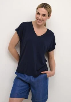 Kaffe Bpulrika - T-Shirt Print - Midnight Marine