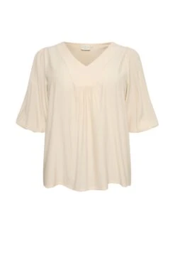 Joanna - Blouse - Beige -Kaffe Verkoopwinkel cb624579b4ed4c3b8f2f50a189ac51da