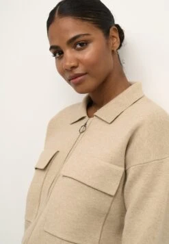 Kaffe Kafilippa Zipper- Vest - Feather Gray Melange -Kaffe Verkoopwinkel cb7848d60f944d9395de2edaa6fb86b4