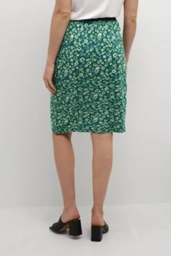 Kaffe Bpgertie - A-Lijn Rok - Green Flower Print -Kaffe Verkoopwinkel cbbaf952125f489b81f5e9cc05c295d3