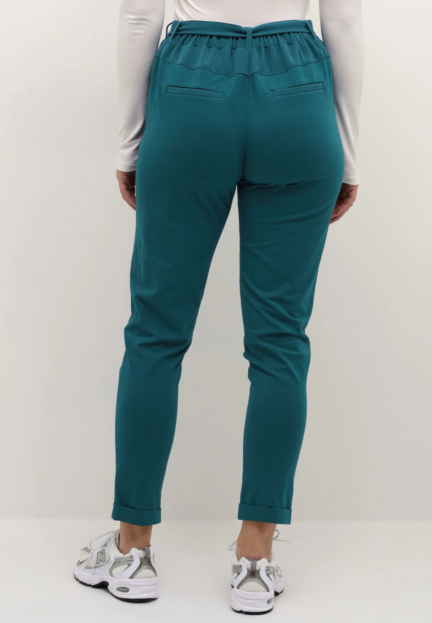 Kaffe Jillian Belt Pants - Broek - Legion Blue 3 Kaffe Jillian Belt Pants - Broek - Legion Blue - Afbeelding 3