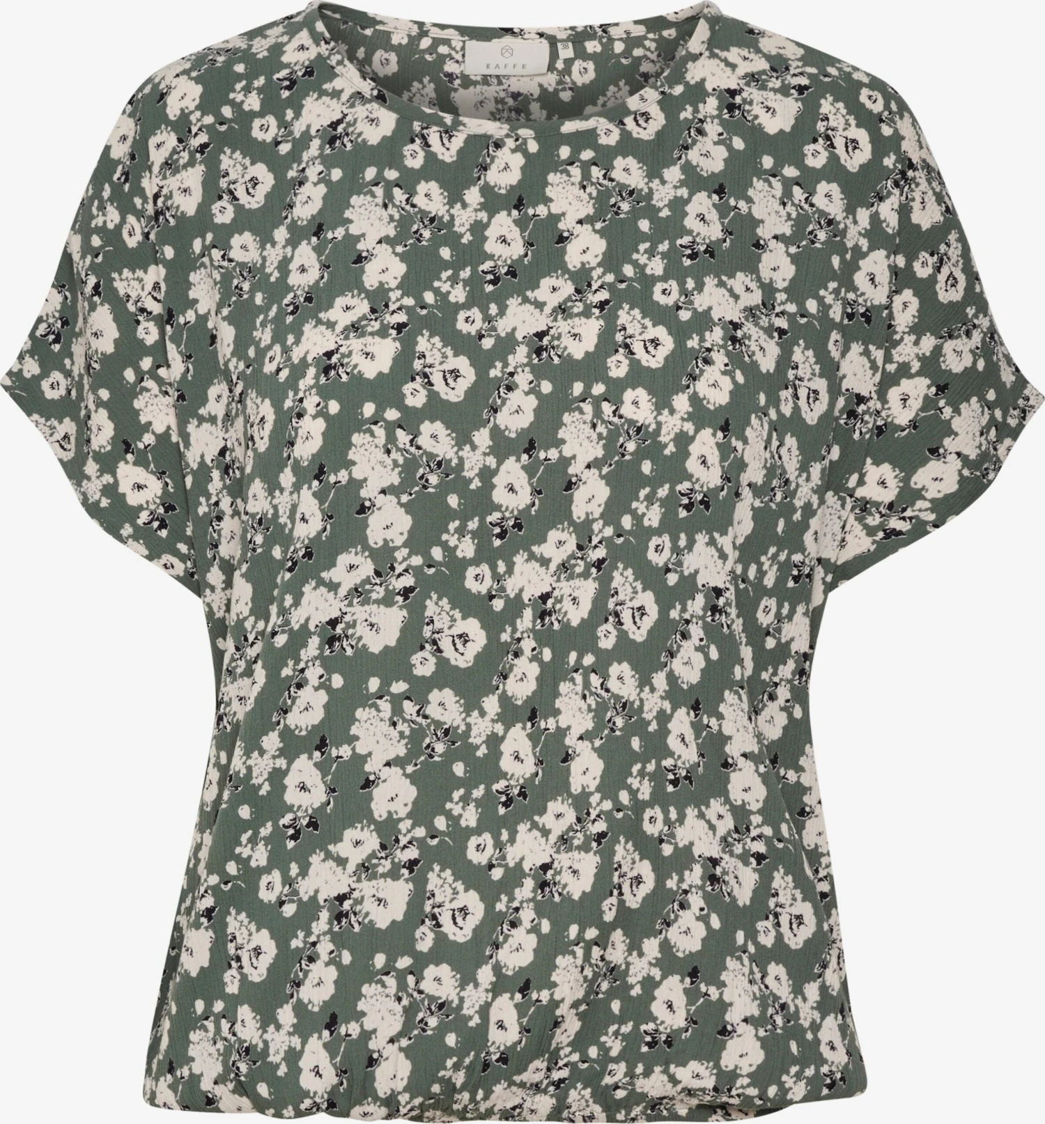 Kaffe Blouses Met Korte Mouw Blouse Edvika Dames Groen 1 Kaffe Blouses Met Korte Mouw Blouse Edvika Dames Groen