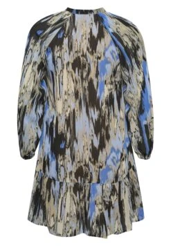 Kcqio - Jurk - Blue Ikat Print -Kaffe Verkoopwinkel ce560c89b6ba4a56b6cb36fb0e15d86f