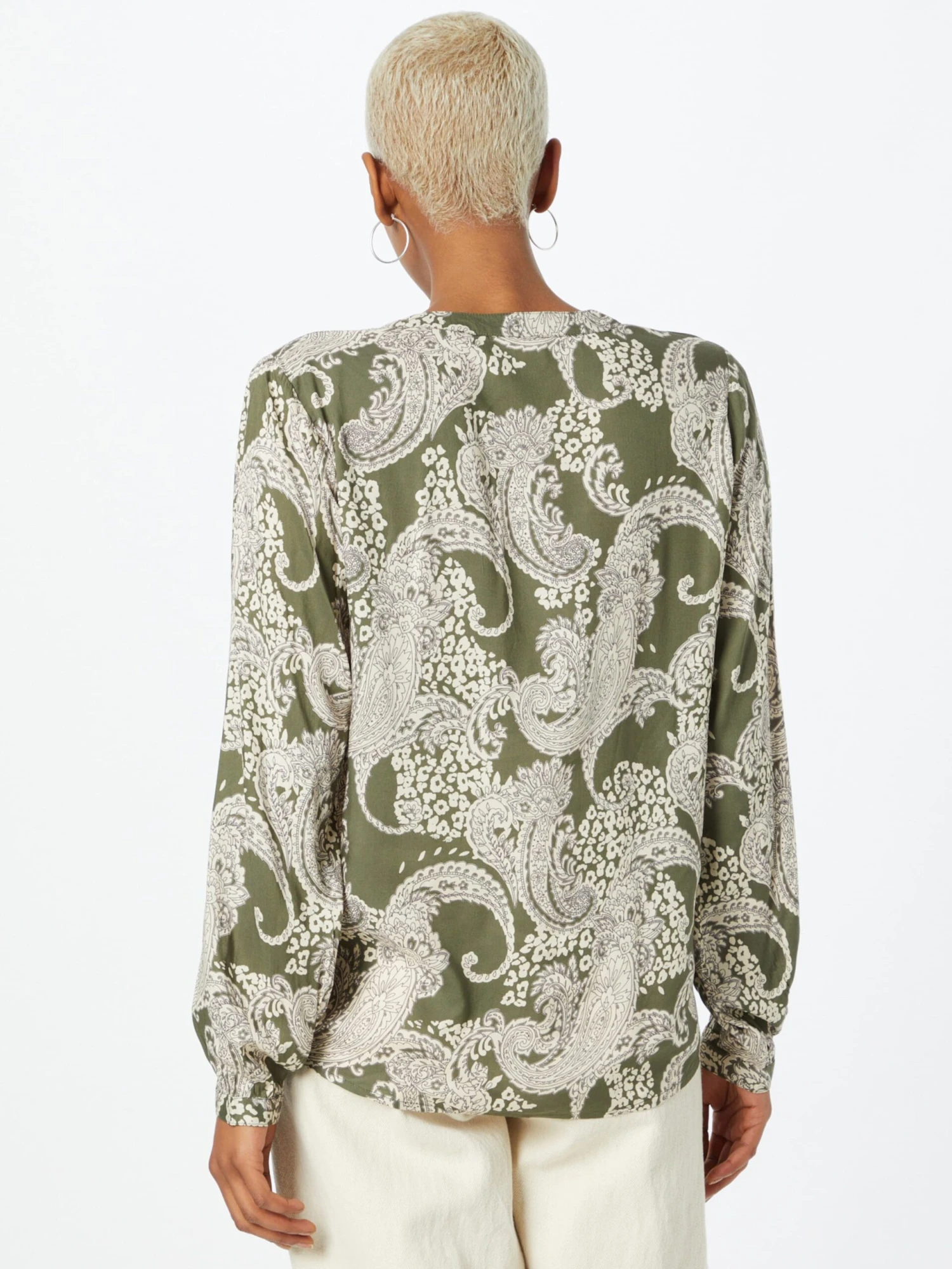 Kaffe Blouseshirts Blouse Dames Kaki 4 Kaffe Blouseshirts Blouse Dames Kaki - Afbeelding 4